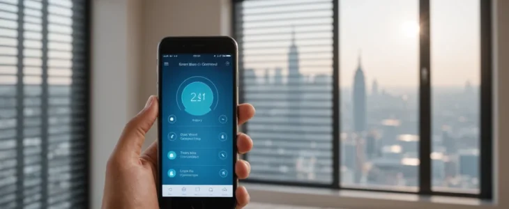 Electric blinds, controlled by your phone